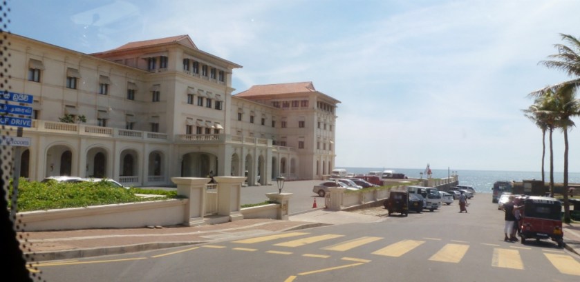 Galle Face Hotel front entrance.  Built in 1864