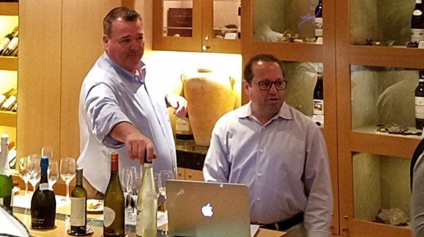 Jeff &amp; Mike presenting the Moscato Wine Tasting