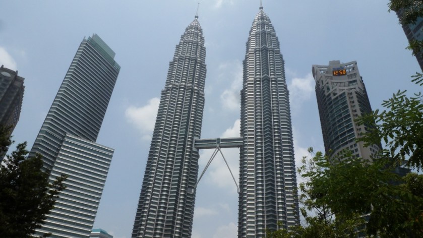 View of the Petronas Twin Towers from the Gardens.