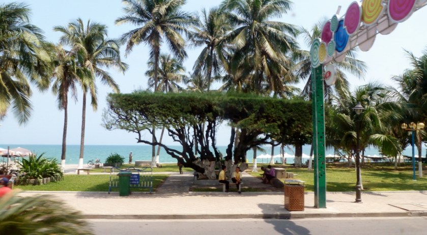 View from the shuttle reurning to the ship