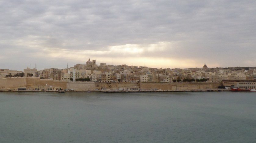 Valletta, Malta as seen from the ship.
