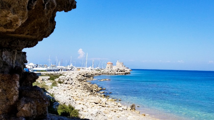 Windmills of Mandraki and Fort of St Nicholaos