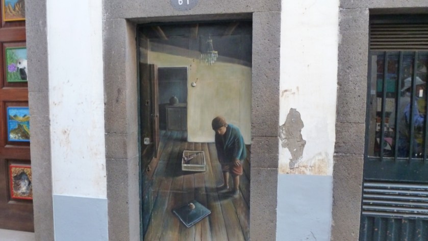 Beautiful Door Art in Zona Velha (Old Town)