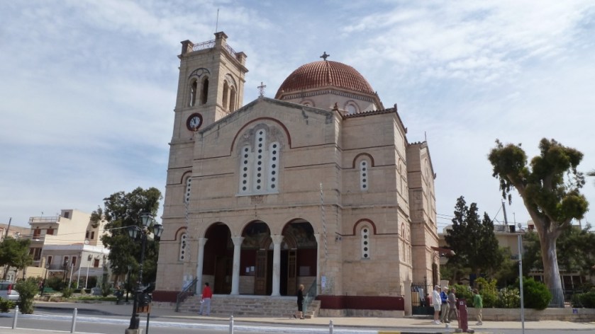 The Church in Aegina, Greece.