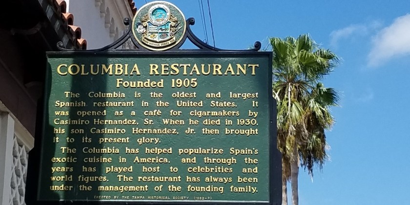 Columbia Restaurant, 1905.