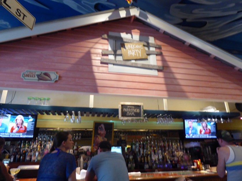 The bar at Jimmy Buffett's Margaritaville Cafe.