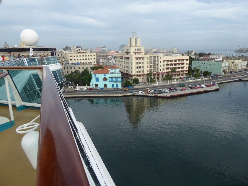 Docked in Havana, Cuba.