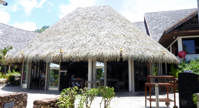 There's also an indoor restaurant.