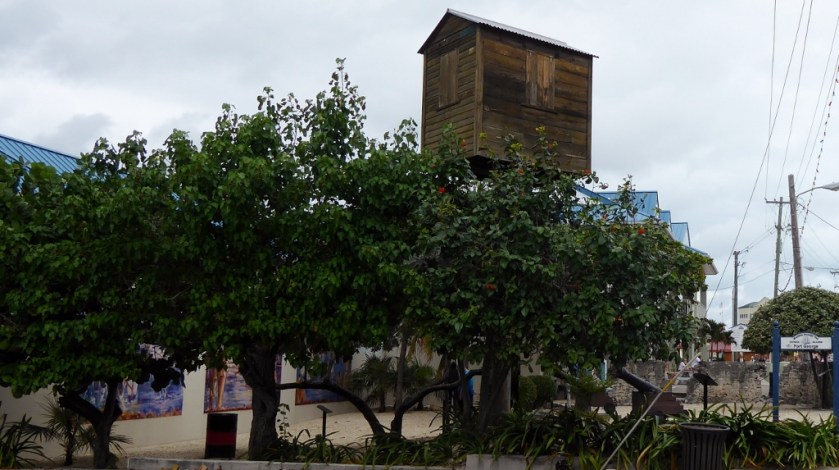 the lookout tower at Ft. George