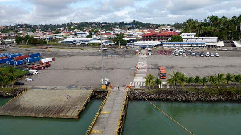 Docked in Puerto Limon, Costa Rica