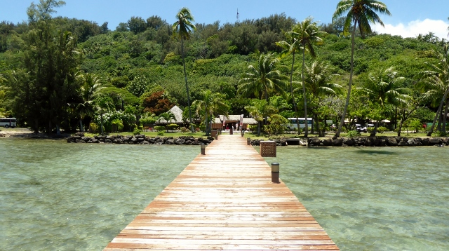 The dock at Bloody Mary's.
