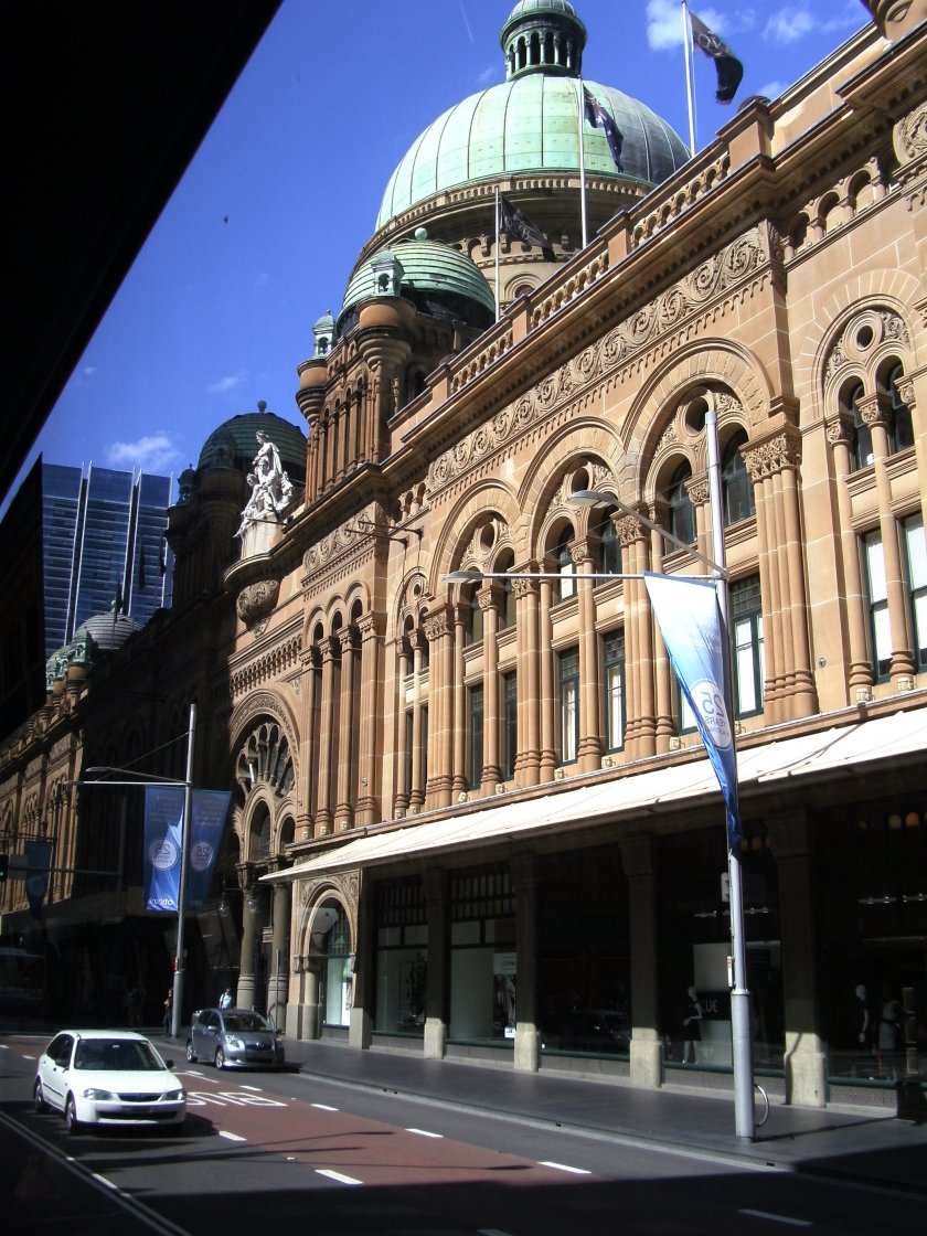 Queen Victoria Bldg, c1898 is a beautiful shopping emporium.