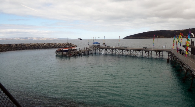 The tender dock at Penneshaw.