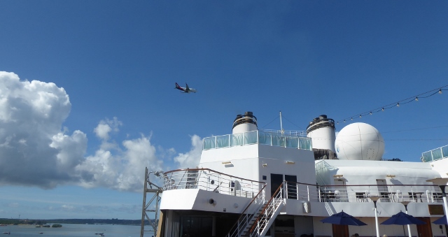 We are very near the airport.