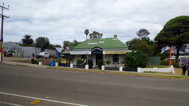 Driving thru Penneshaw.