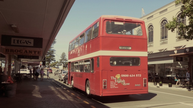 Big Red, the local HOHO.