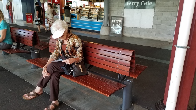 Waiting for the Devonport Ferry