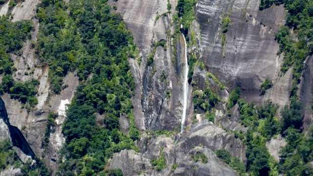 Waterfall in Milford Sound
