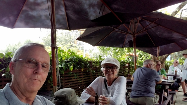 A Matutu Lager at the Salsa Cafe.