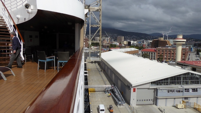 Docked in Hobart, Tasmania