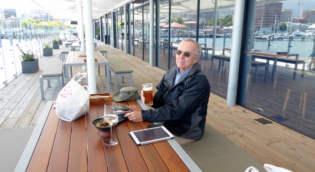 But first, a little libation!