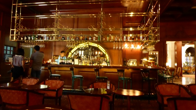 The famous Tap Room in the Manila Hotel