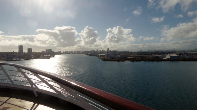 We awoke in San Juan to a bright and sunny morning.