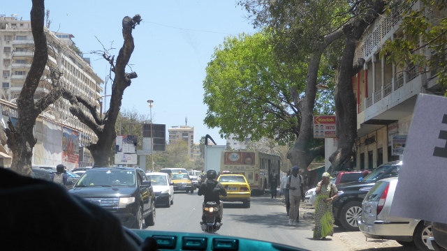 Back in Dakar, we took the shuttle to Independence Square.
