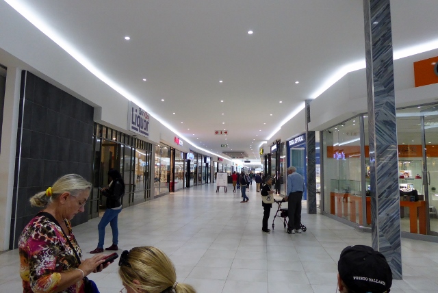 Arriving at the Dunes Mall, we found it just the same as any mall in the US.