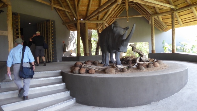 Arriving at the Skukuza Airport for our flight to Cape Town.