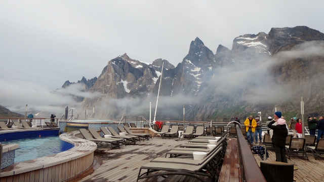 Cruising through Prins Christain Sund