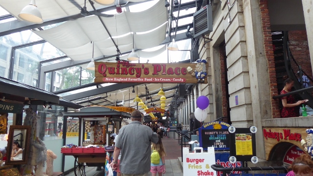 Under the Canopy at Quincy Market.