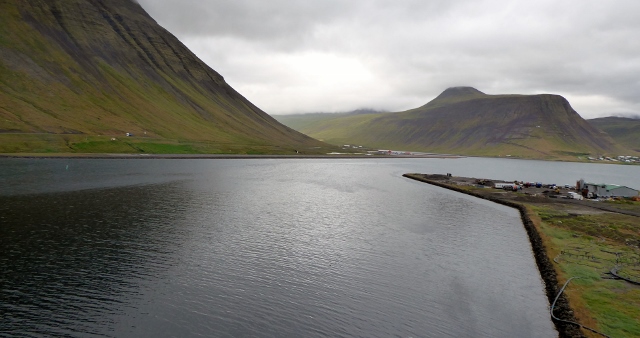 Here we are, docked in Isafjordur, Iceland.