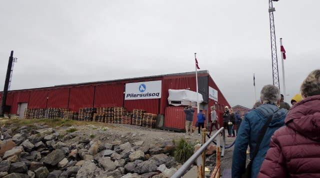 That red building is a supermarket and general store.