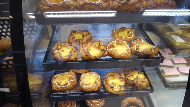 The pastries look pretty good.