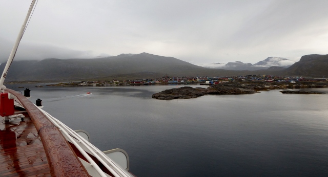 And we will soon say a fond farewell to Nanortalik.