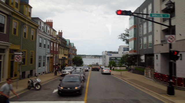 Heading back to the ship in Halifax.