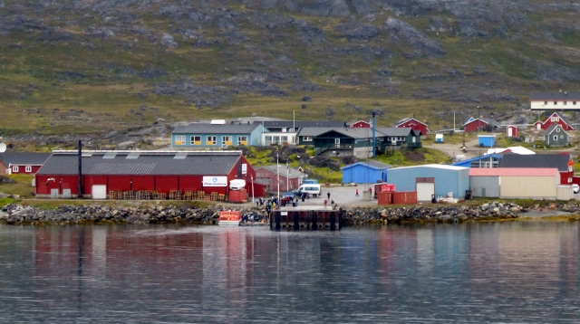 It's a short ride to the tender dock.