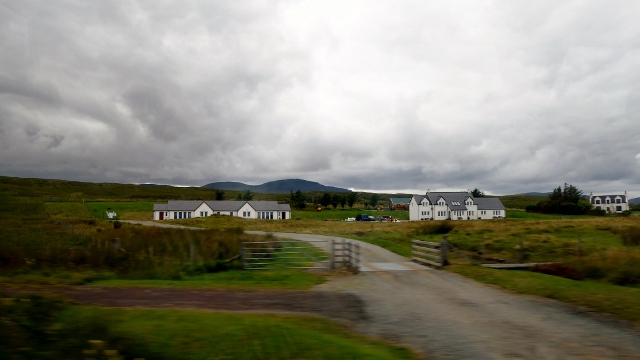 Many nice-looking houses along the way.