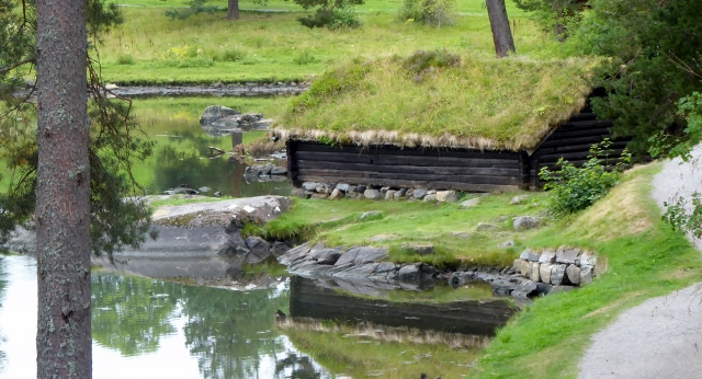Turf Houses dominate the displays at Sunnmore.