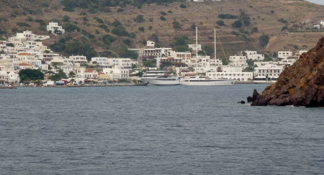 The charming port city of Skala.