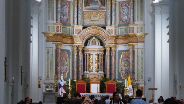 The altar--Casco Viejo Cathedral.