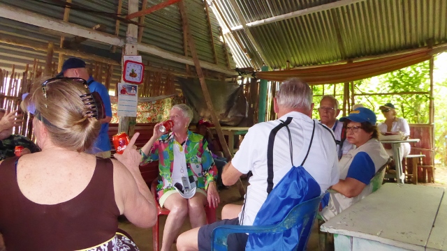 We found libations at the Local Bar.  US $2.00 for a cold Bilboa beer.