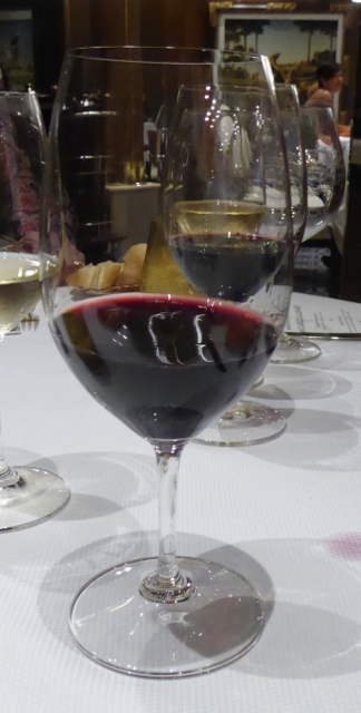 The main wine was a Siverado Cabernet Sauvignon, California