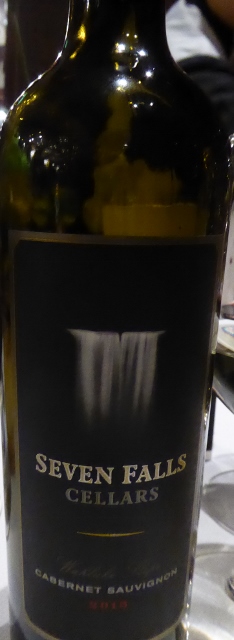 Our final wine was from Washington State, Seven Falls Cabernet Sauvignon.