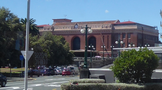 We passed the old Railway Station on the way to the dock.
