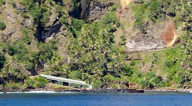 This is Bounty Bay and the  Longboat Shed.