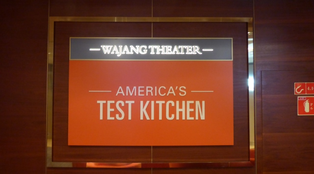 America's Test Kitchen aboard the MS Amsterdam.