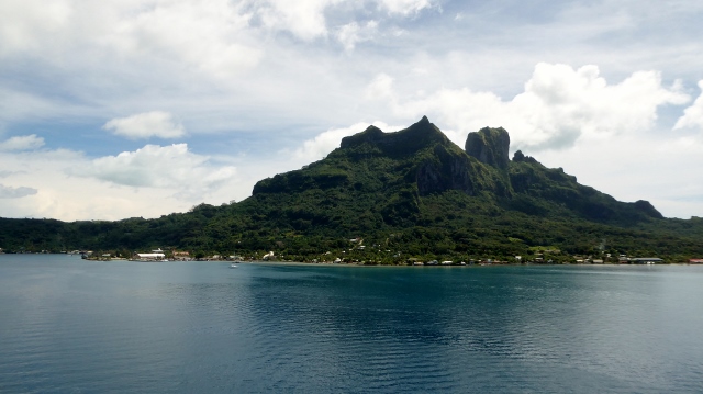 Mount Otemanu dominates the island.