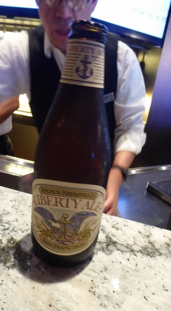 1st up was Liberty Ale by the Anchor Brewing Company in San Francisco.